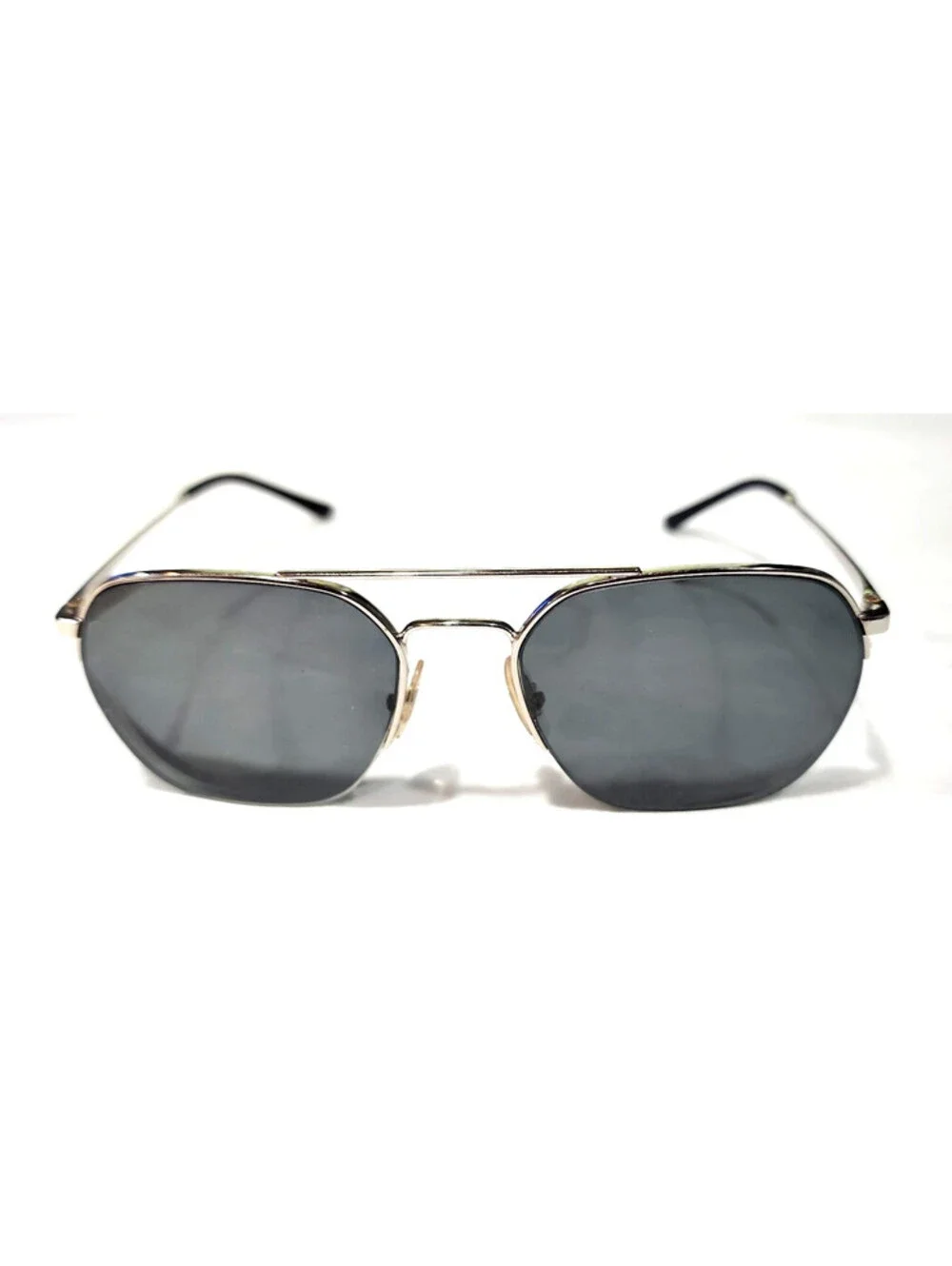 Ray Ban RB6444 2501 Silver Metal Square Eyeglasses 53-18 140 No Lenses